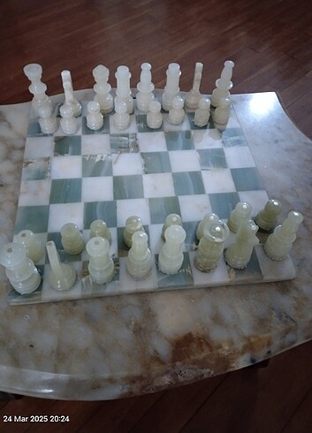 Mermer satranç takimı
