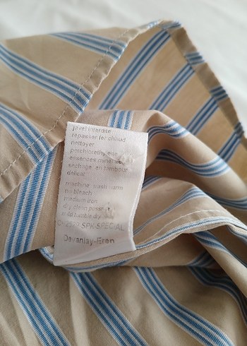 xxl Beden ten rengi Renk LACOSTE ORJİNAL ÇİZGİLİ GÖMLEK