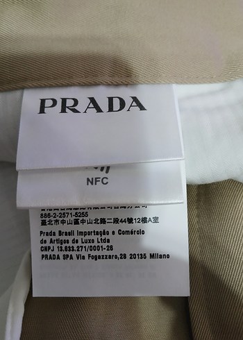 Prada PRADA MİLANO ORJİNAL KANVAS PANTOLON