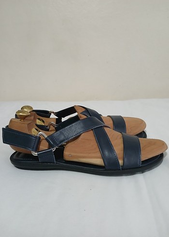 DOUCAL'S ORJİNAL İTALYAN DERİ SANDALET - Görsel 2