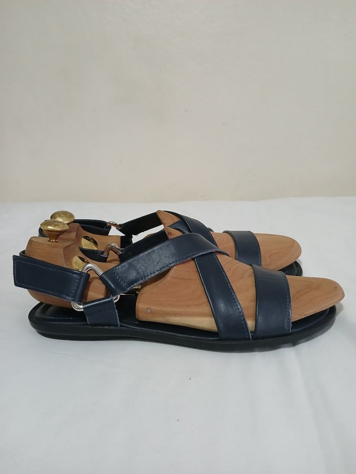 DOUCAL'S ORJİNAL İTALYAN DERİ SANDALET - Görsel 2