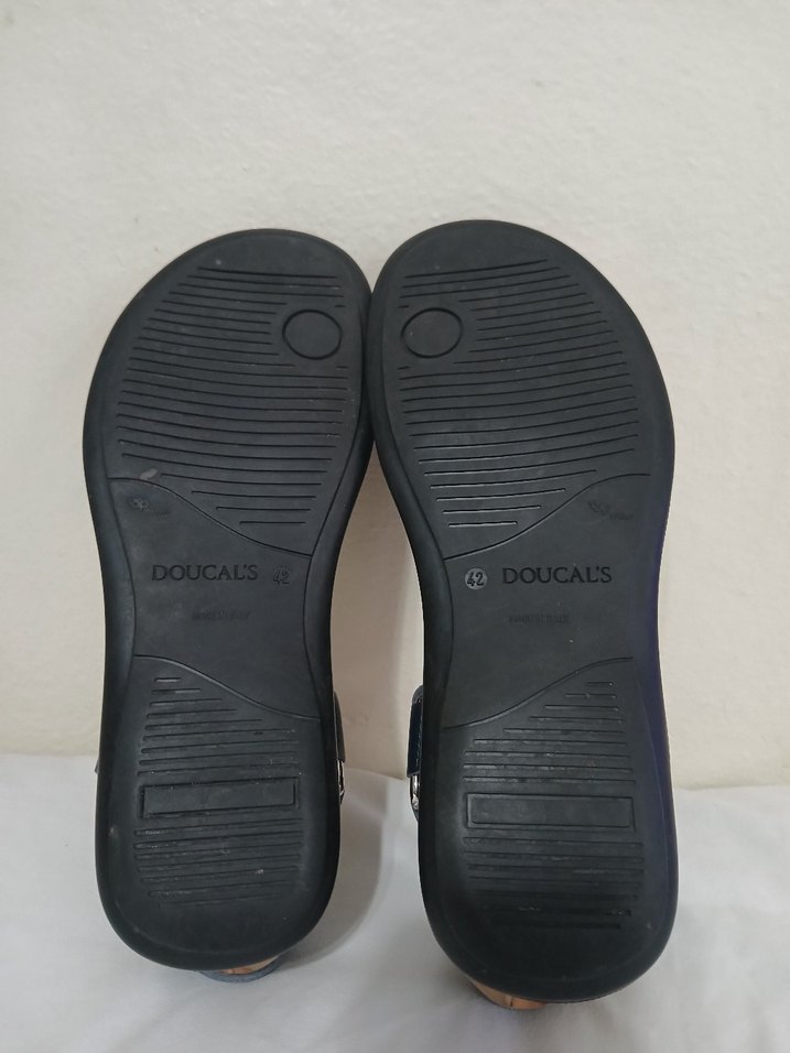 DOUCAL'S ORJİNAL İTALYAN DERİ SANDALET - Görsel 5