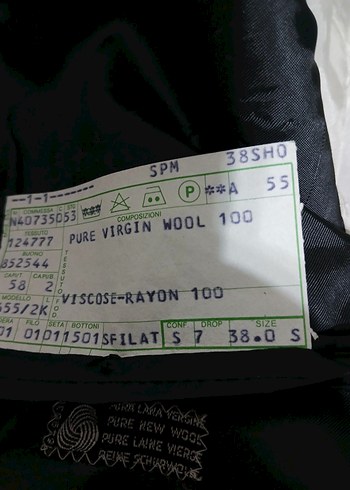 GİORGİO ARMANİ ORJİNAL İTALYAN SMOKİN CEKET - Görsel 2