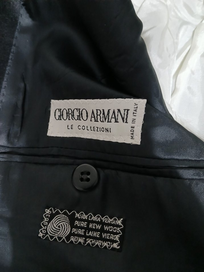 GİORGİO ARMANİ ORJİNAL İTALYAN SMOKİN CEKET - Görsel 4