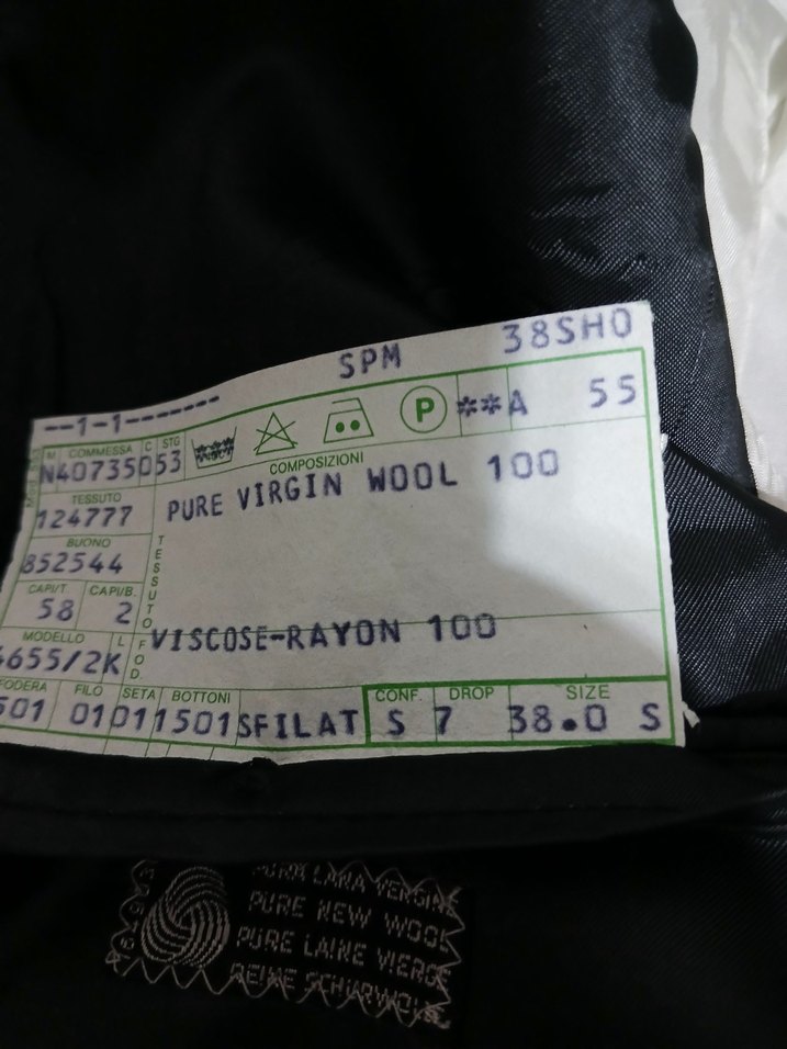 GİORGİO ARMANİ ORJİNAL İTALYAN SMOKİN CEKET - Görsel 2