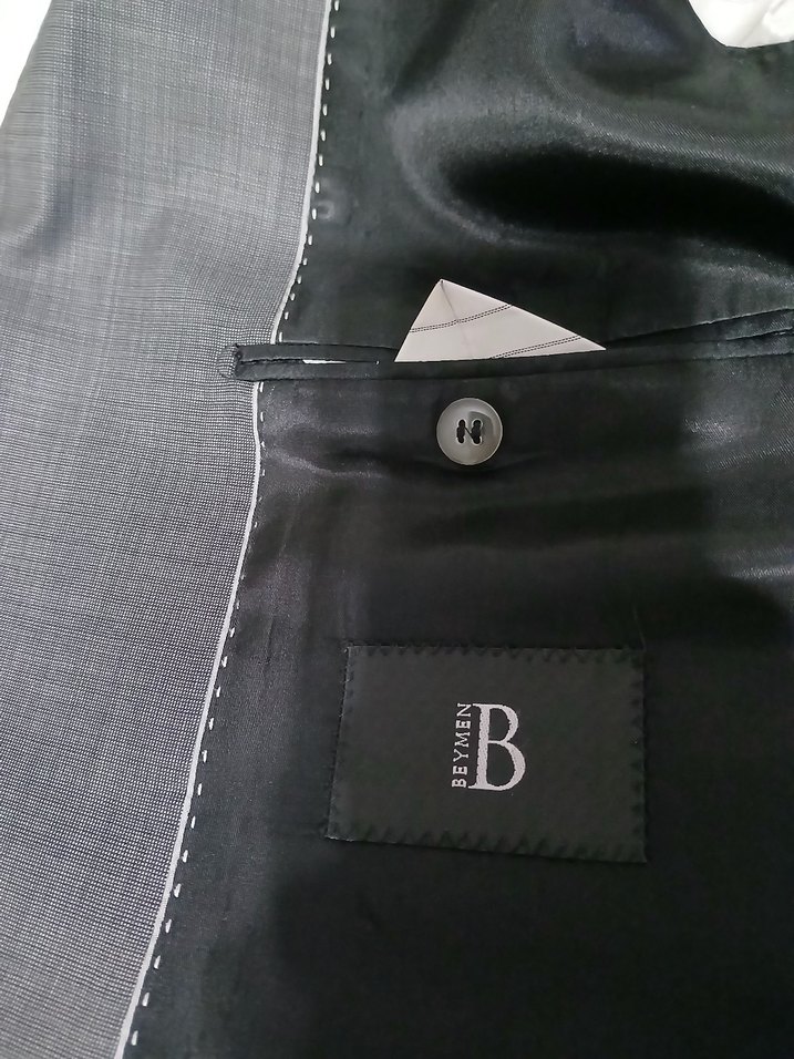 BEYMEN ORJİNAL GRİ KARINCA DESENLİ TAKIM - Görsel 3