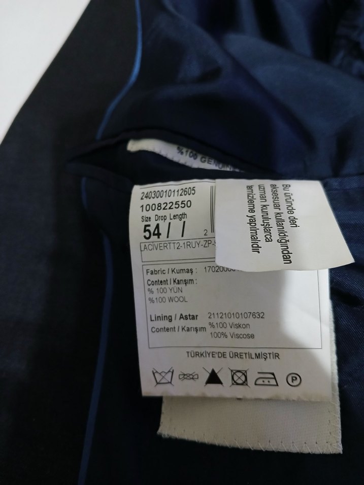 BEYMEN CLUB ORJİNAL LACİVERT TAKIM ELBİSE - Görsel 2