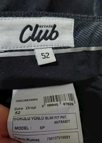 BEYMEN CLUB ORJİNAL YÜN TAKIM ELBİSE - Görsel 13