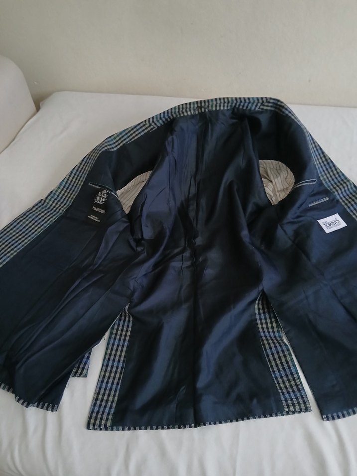 ATELİER TORİNO ALMANYA ÜRETİM ÇİZGİLİ CEKET - Görsel 4