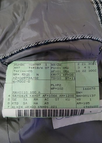 SAİNT JOHN ORJİNAL ÇİZGİLİ CEKET - Görsel 2