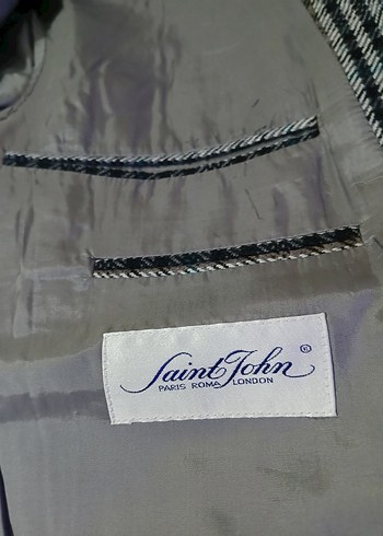 SAİNT JOHN ORJİNAL ÇİZGİLİ CEKET - Görsel 3