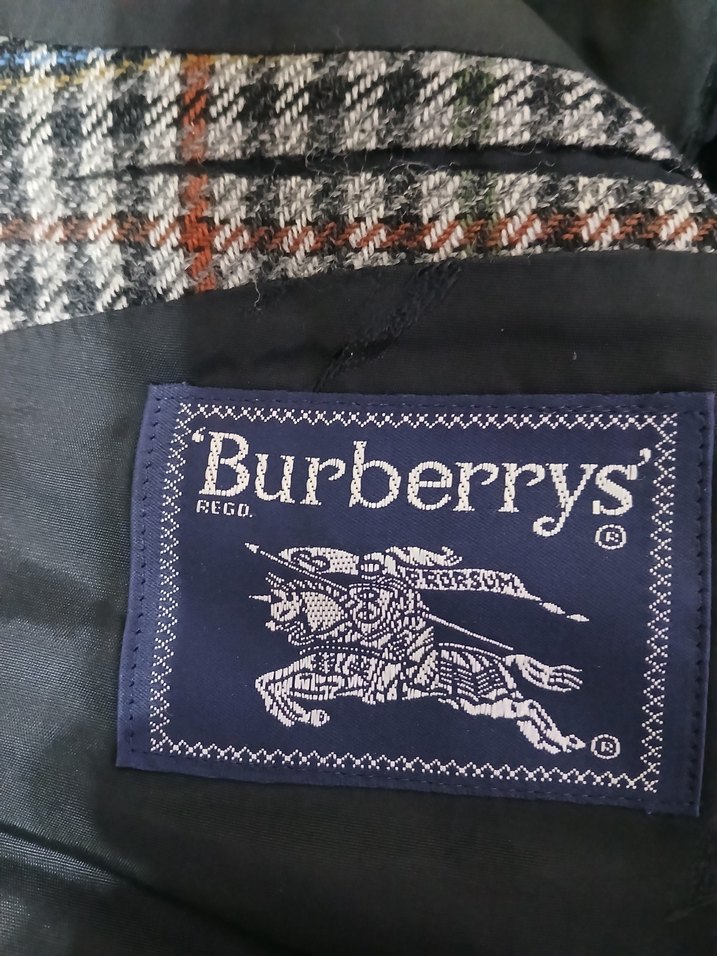 BURBERRY RİECKMANN ORJİNAL VİNTAGE CEKET - Görsel 3