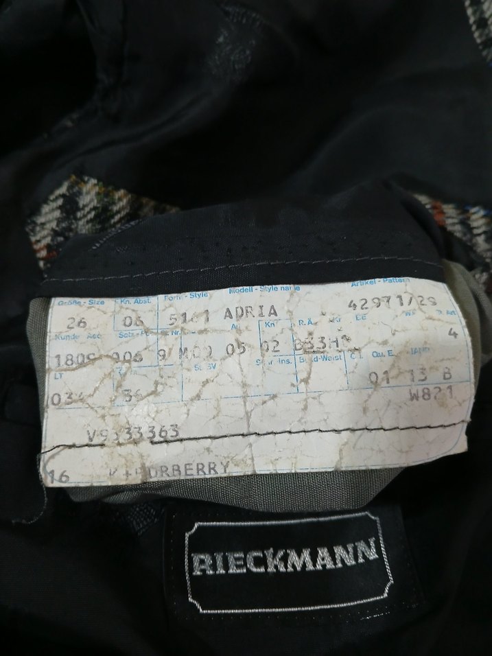 BURBERRY RİECKMANN ORJİNAL VİNTAGE CEKET - Görsel 2