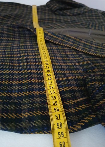 HUGO BOSS ORJİNAL ÇİZGİLİ KAŞMİR YÜN CEKET - Görsel 6