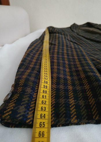 HUGO BOSS ORJİNAL ÇİZGİLİ KAŞMİR YÜN CEKET - Görsel 5