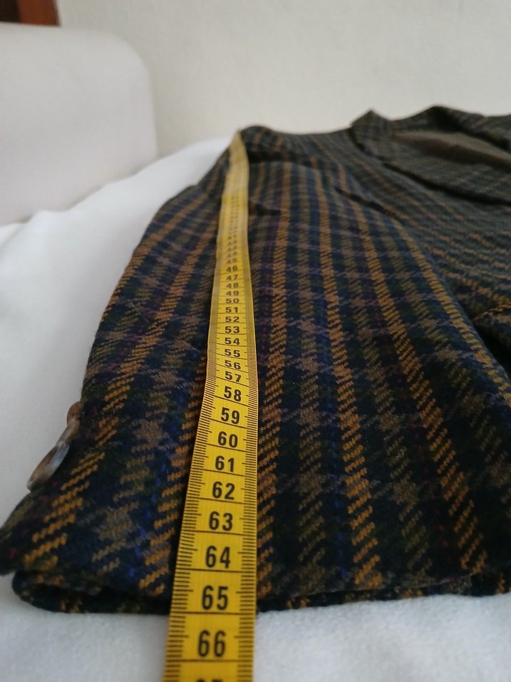 HUGO BOSS ORJİNAL ÇİZGİLİ KAŞMİR YÜN CEKET - Görsel 5