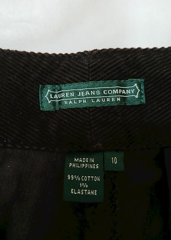 RALPH LAUREN ORJİNAL KADİFE KARGO PANTOLON - Görsel 2