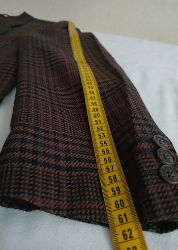 BAUMLER İNGİLİZ YÜN EKOSE CEKET - Görsel 5