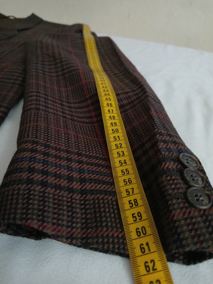 BAUMLER İNGİLİZ YÜN EKOSE CEKET - Görsel 5