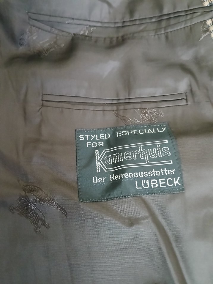 BURBERRY ORJİNAL ÇİZGİLİ SPOR CEKET - Görsel 2