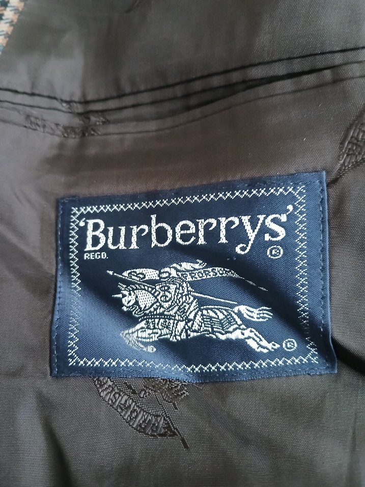 BURBERRY ORJİNAL ÇİZGİLİ SPOR CEKET - Görsel 4