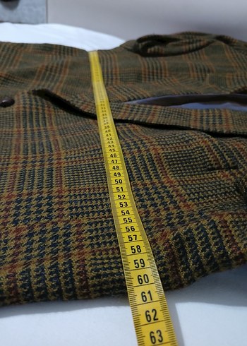 ROBERT RED ORJİNAL AVRUPA EKOSE KAŞMİR CEKET - Görsel 7