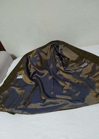 ROBERT RED ORJİNAL AVRUPA EKOSE KAŞMİR CEKET - Görsel 2