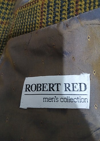 ROBERT RED ORJİNAL AVRUPA EKOSE KAŞMİR CEKET - Görsel 5