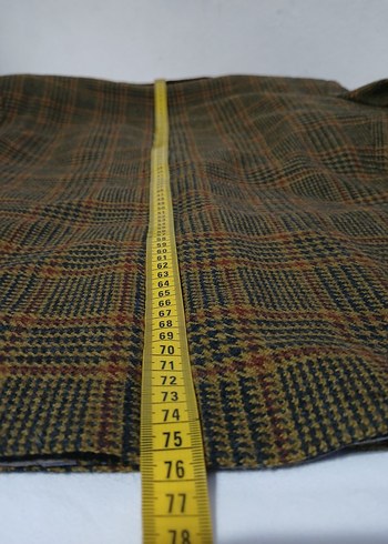 ROBERT RED ORJİNAL AVRUPA EKOSE KAŞMİR CEKET - Görsel 8