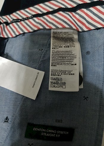 TOMMY HİLFİGER ORJİNAL KANVAS PANTOLON - Görsel 3