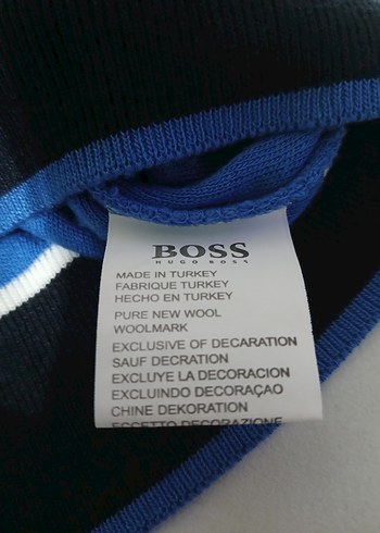 HUGO BOSS ORJİNAL V YAKA KAZAK - Görsel 3