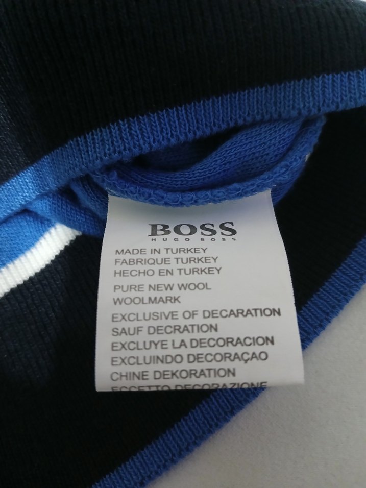 HUGO BOSS ORJİNAL V YAKA KAZAK - Görsel 3