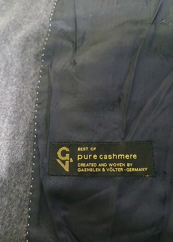 CACHAREL ORJİNAL KAŞMİR BALIK SIRTI CEKET - Görsel 2