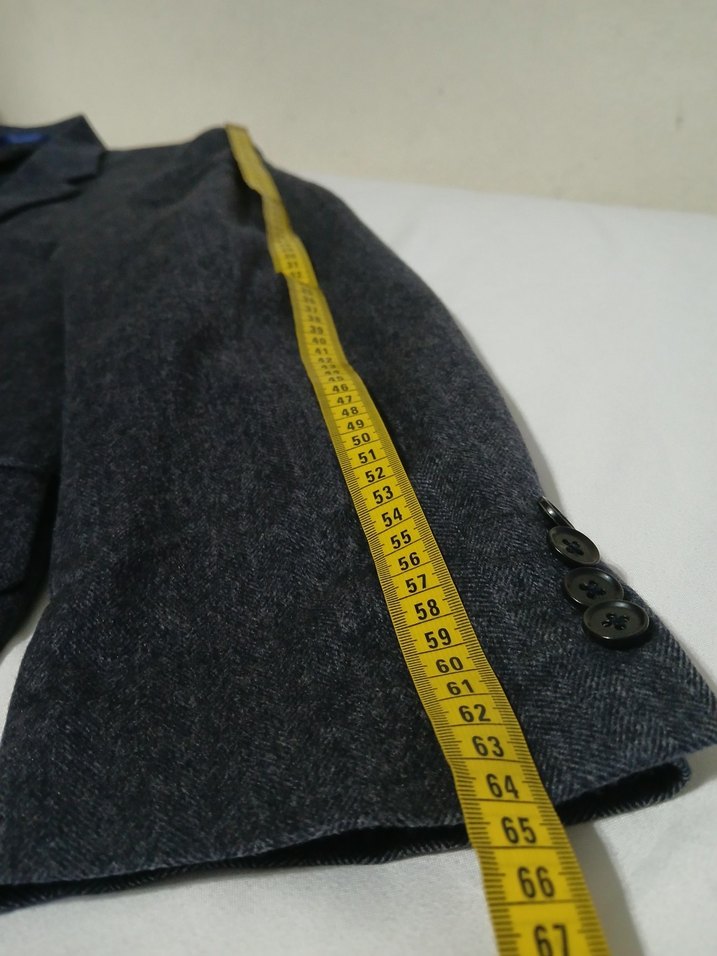 CACHAREL ORJİNAL KAŞMİR BALIK SIRTI CEKET - Görsel 5