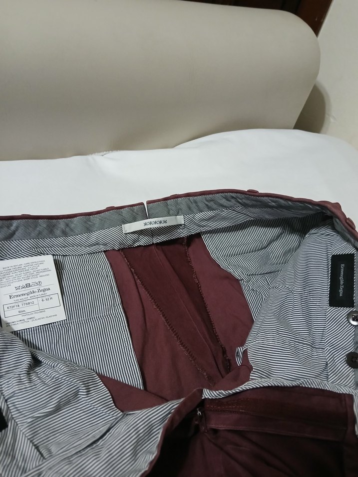 ERMENEGİLDO ZEGNA ORJİNAL KANVAS PANTOLON - Görsel 2