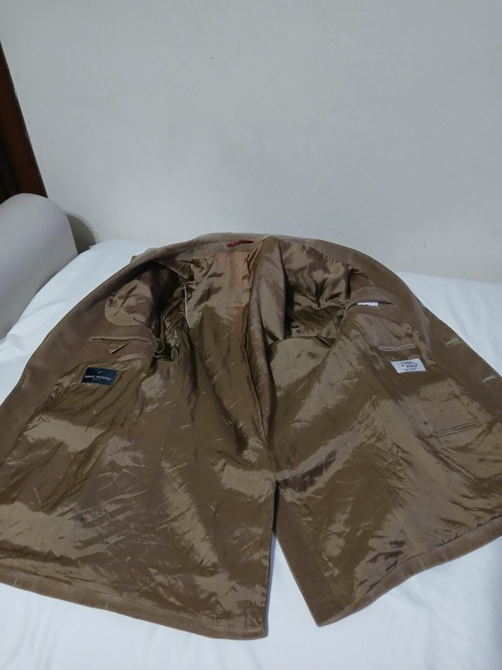 DANİEL HECTER PARİS ORJİNAL KADİFE CEKET - Görsel 5