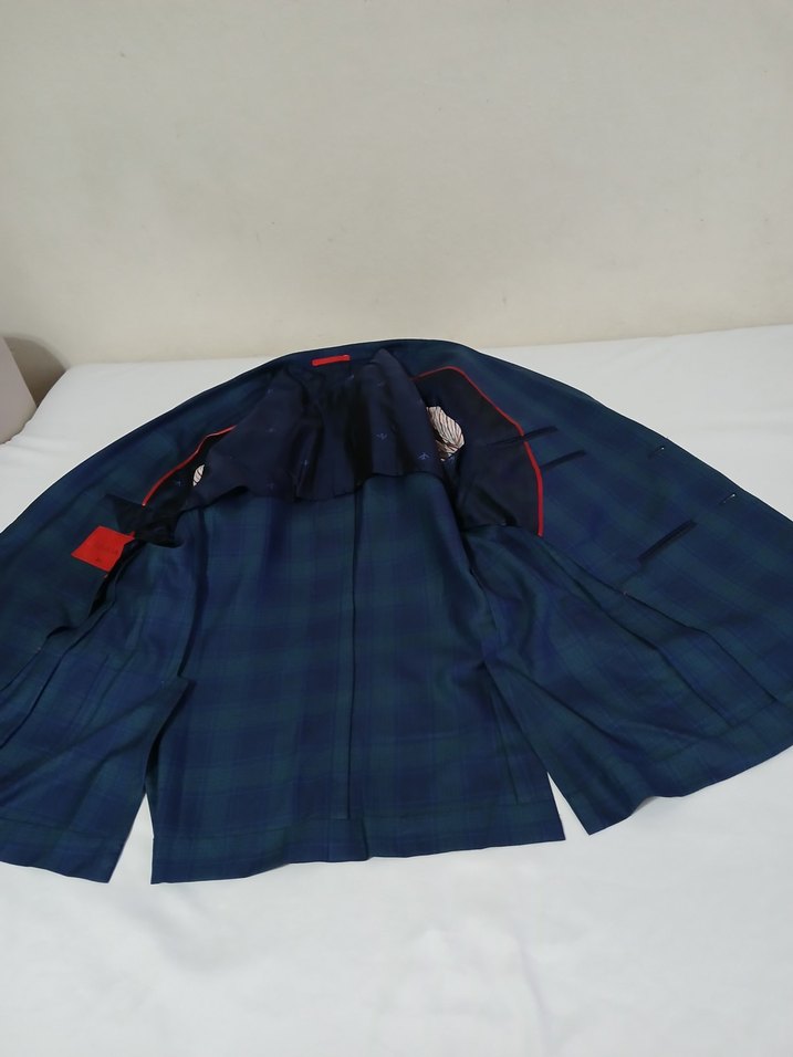 İSAİA NAPOLİ ORJİNAL İTALYAN İPEK YÜN SPOR CEKET - Görsel 4