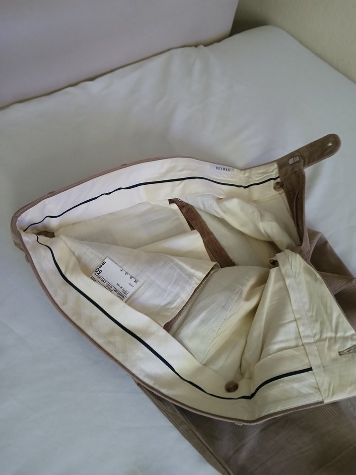 BEYMEN ORJİNAL AVRUPA KADİFE PANTOLON - Görsel 2