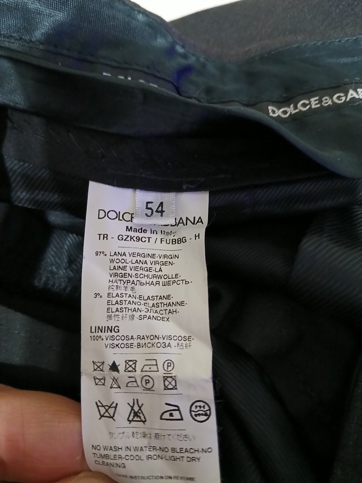 DOLCE GABBANA ORJİNAL İTALYAN YÜKSEK BEL PANTOLON - Görsel 3