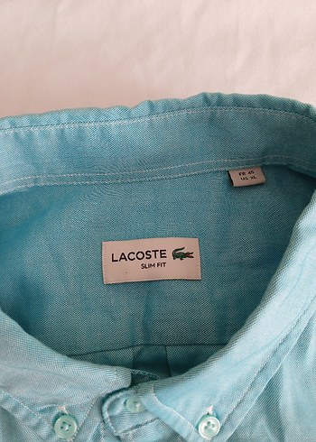 xl Beden LACOSTE ORJİNAL OXFORD KUMAŞ GÖMLEK