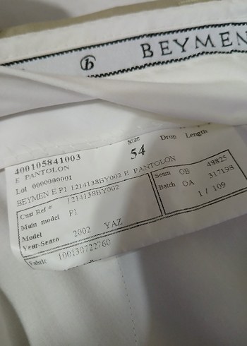 l/xl Beden BEYMEN ORJİNAL KUMAŞ PANTOLON