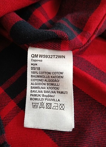 xl Beden kırmızı Renk WRANGLER ORJİNAL REGULAR KESİM ODUNCU GÖMLEK