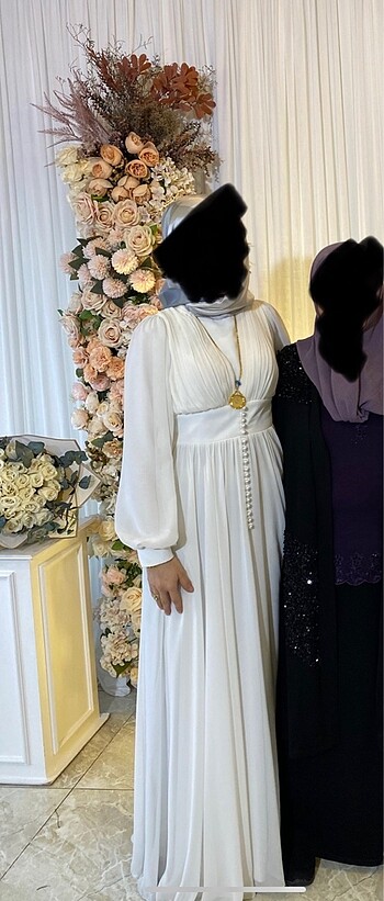 Tesettür elbise- nikah elbisesi