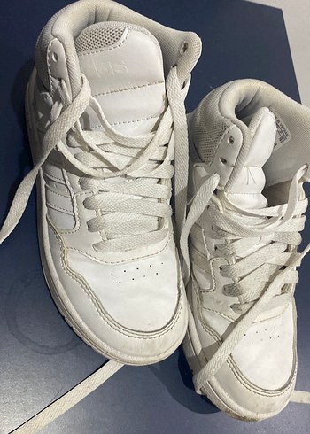 Beyaz Bağcıklı erkek çocuk Spor Ayakkabı - Görsel 4