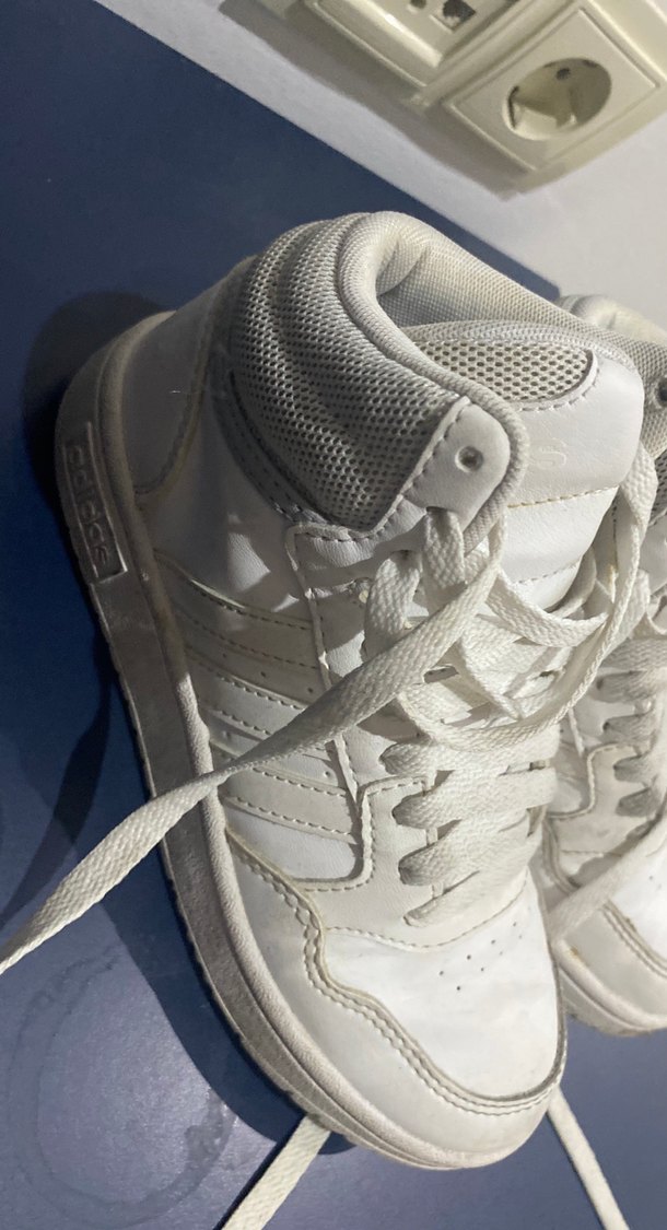 Beyaz Bağcıklı erkek çocuk Spor Ayakkabı - Görsel 2