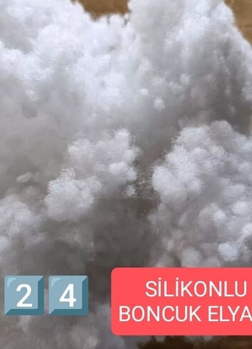 2. Kalite silikonlu boncuk elyaf 1 kg 