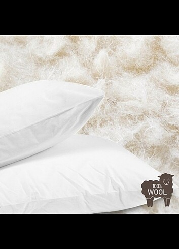 Merinos yün yastık 2*1250 gr