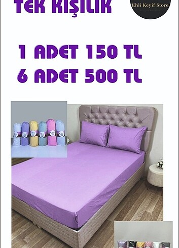 Beden çeşitli Renk 3 adet tek kişilik