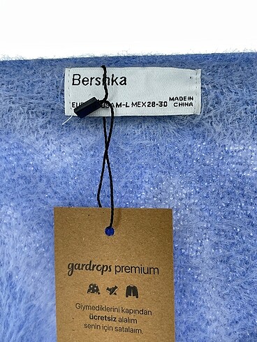 universal Beden mavi Renk Bershka Hırka %70 İndirimli.