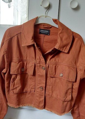 Düğmeli Kadın Kahverengi Süet Ceket - Görsel 2